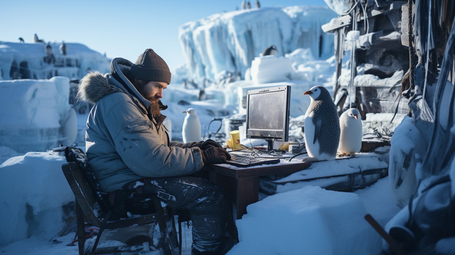 Antarctica Silicon Valley coder