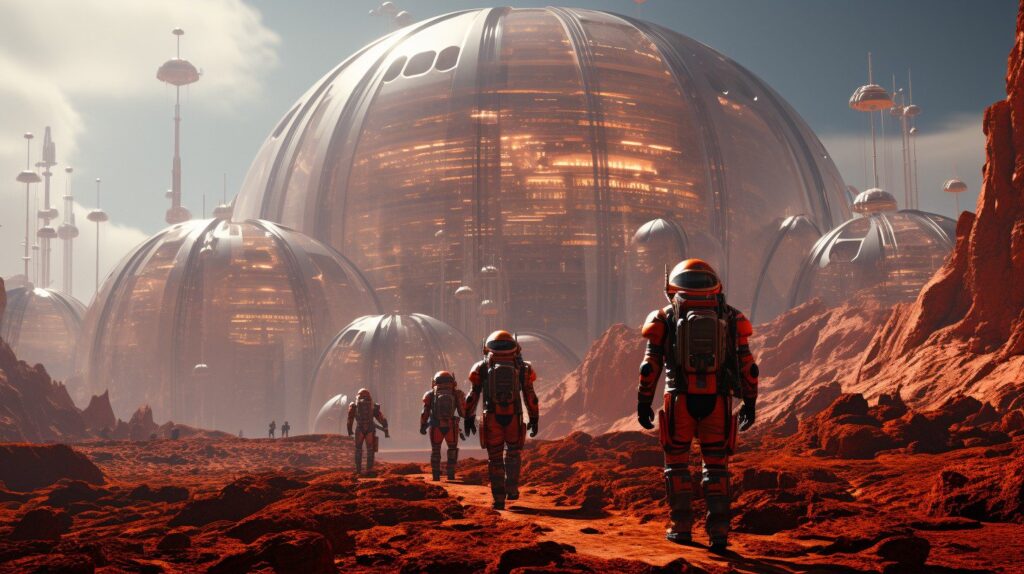 Mars colony astronauts Linkedin