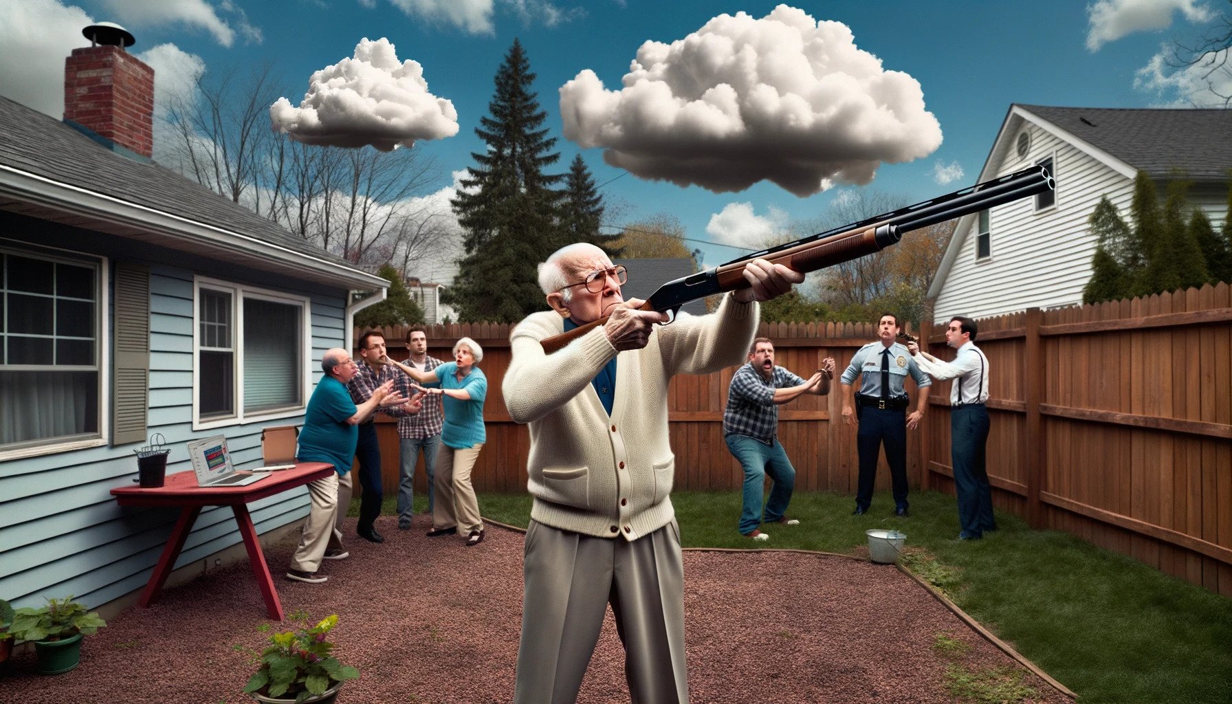 83 year old shoots cloud